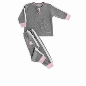 Pigiama Neonata Brunella (noidìnotte) Caldo Cotone Felpato