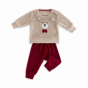 Pigiama Neonata Orso (noidìnotte) Coral Fleece