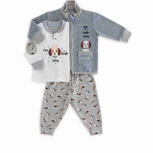 Rif.608 Completo Neonato (noidìnotte) Caldo Cotone