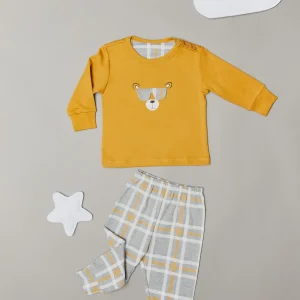 Pigiama neonata/o caldo cotone funny bear