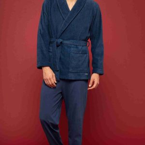 Rf.2405 Vestaglia Uomo Micropile (noidìnotte) Conformato