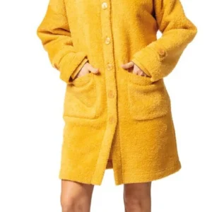 Vestaglia peluche "Giallo" - Donna