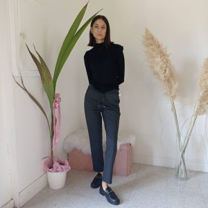 Pantaloni Donna Comfort Chic Grigio Antracite – Eleganti, Morbidi, Perfetti per Tutto il Giorno