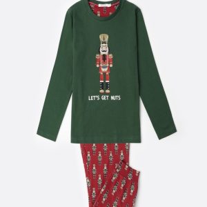 Pigiama bambino schiaccianoci in caldo cotone