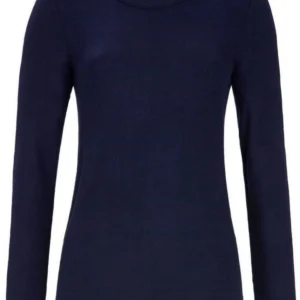Maglia felpata soft viscosa "Blu" - Donna