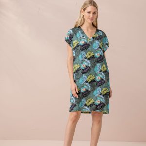 Rif.3285 Abitino donna manica scesa viscosa tropical