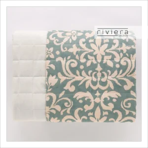 Trapuntino double in cotone kamal  piazza e mezza