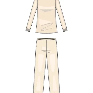 Pigiama pizzo "LUX05" - Donna