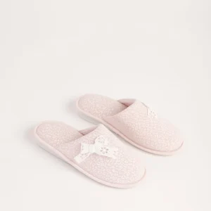 Pantofola donna cotone maculatino