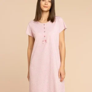 Rif.3117 Camicia da notte donna cotone tuly conformato