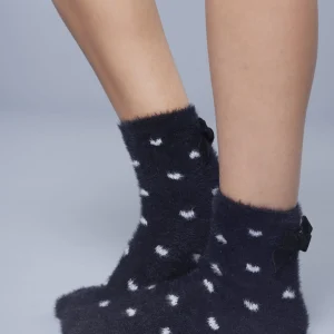 Calzini donna antiscivolo con applicazione