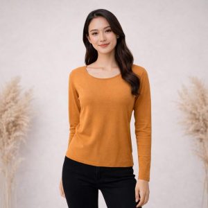 Maglia Donna Manica Lunga in Viscosa Elasticizzata