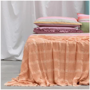 Copriletto In Cotone Waffle Nissa