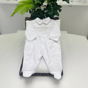 Tutina cotone punto smock - Baby Fashion