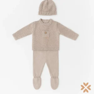 Tutina in maglia con taschino - Baby Fashion