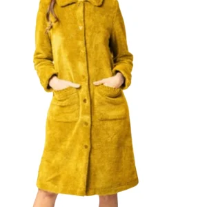 Vestaglia peluche "Yellow" - Donna