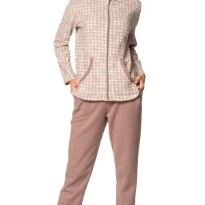 Tuta soft "Pied de poule" - Donna