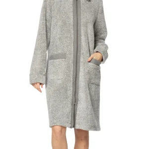 Vestaglia peluche "Grey" - Donna