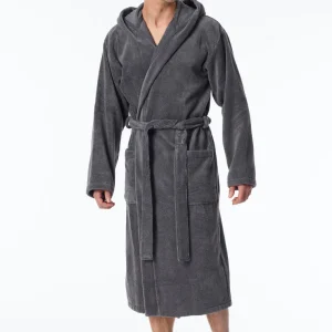 Accappatoio spugna cotone "Grey" - Uomo