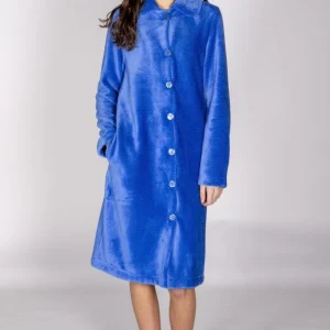 Vestaglia peluche "Blu China" - Donna