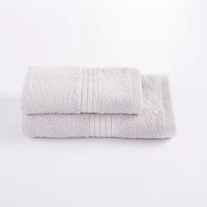 Set asciugamani in spugna living – greige