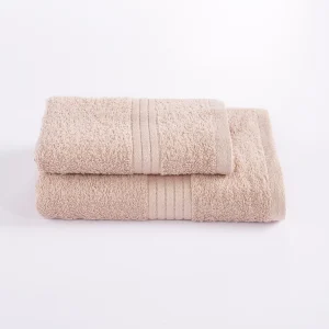 Set asciugamani in spugna living – nude