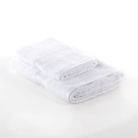 Set asciugamani in spugna living – bianco - immagine 3