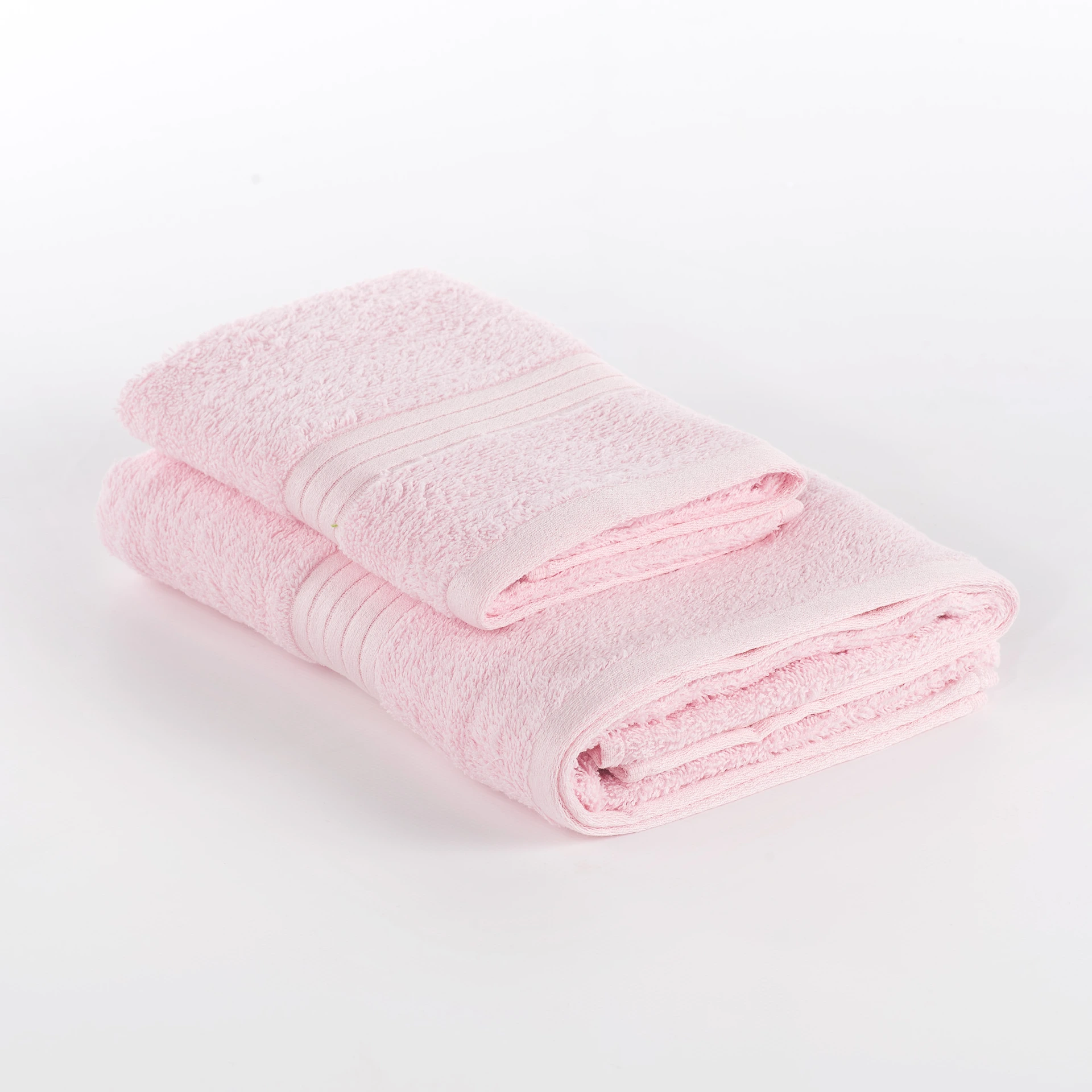 Set asciugamani in spugna living – rosa chiaro - immagine 6