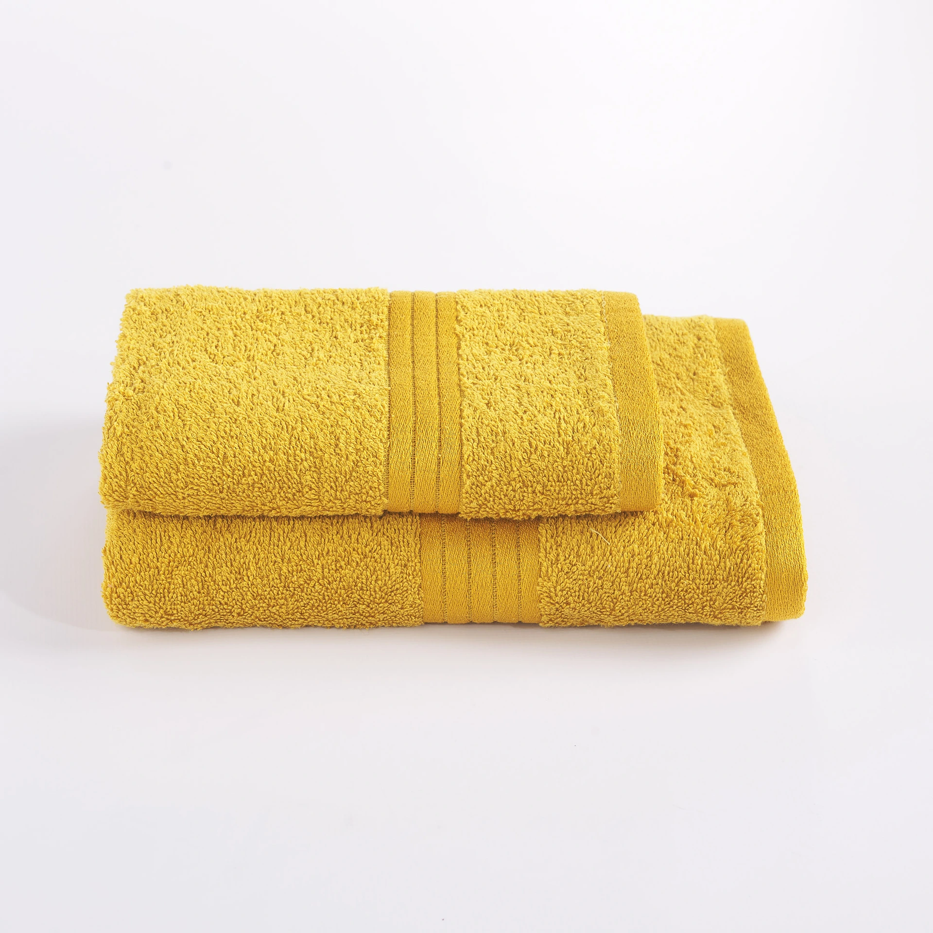 Set asciugamani in spugna living – giallo miele - immagine 5