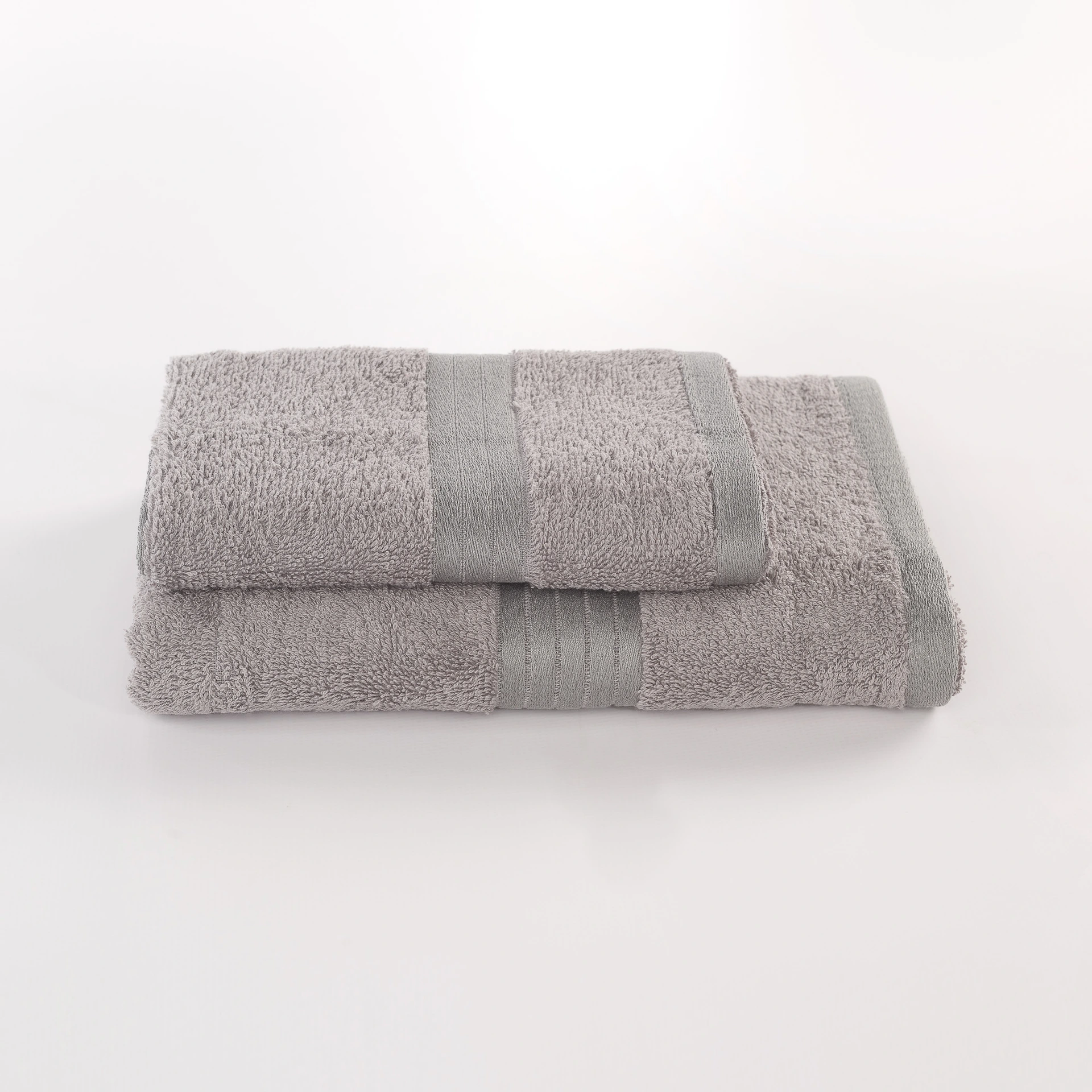 Set asciugamani in spugna living – grigio - immagine 5