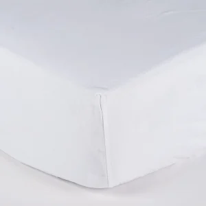 Lenzuola sotto colorado percalle di cotone – bianco