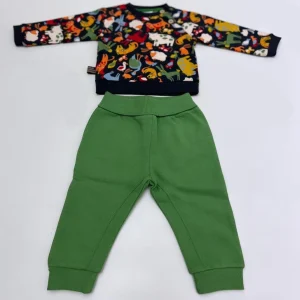 Tuta felpata stampa animali