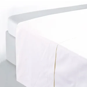 Lenzuola sopra colorado percalle di cotone – bianco ottico