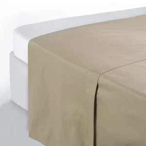 Lenzuola sopra colorado percalle di cotone – talpa