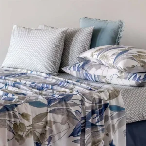 Completo lenzuolo copriletto in cotone malika