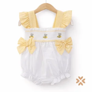 Pagliaccetto con apine ricamate - Deolinda