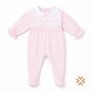 Tutina intera rosa in cotone - Deolinda