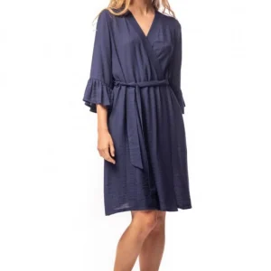 Vestaglia viscosa "Blu" - Donna