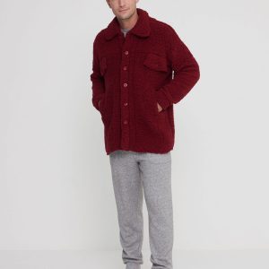 Rif.2805 Giacca uomo monty in eco pelliccia con bottoni