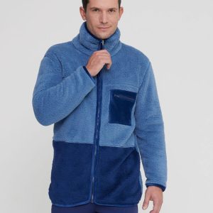 Rif.2802 Giacca uomo paddy in eco pelliccia con zip