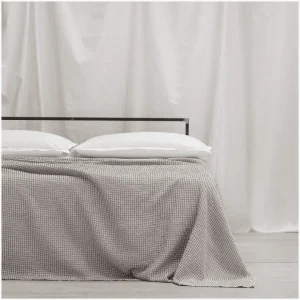 Copriletto In Cotone Waffle Tilde Matrimoniale