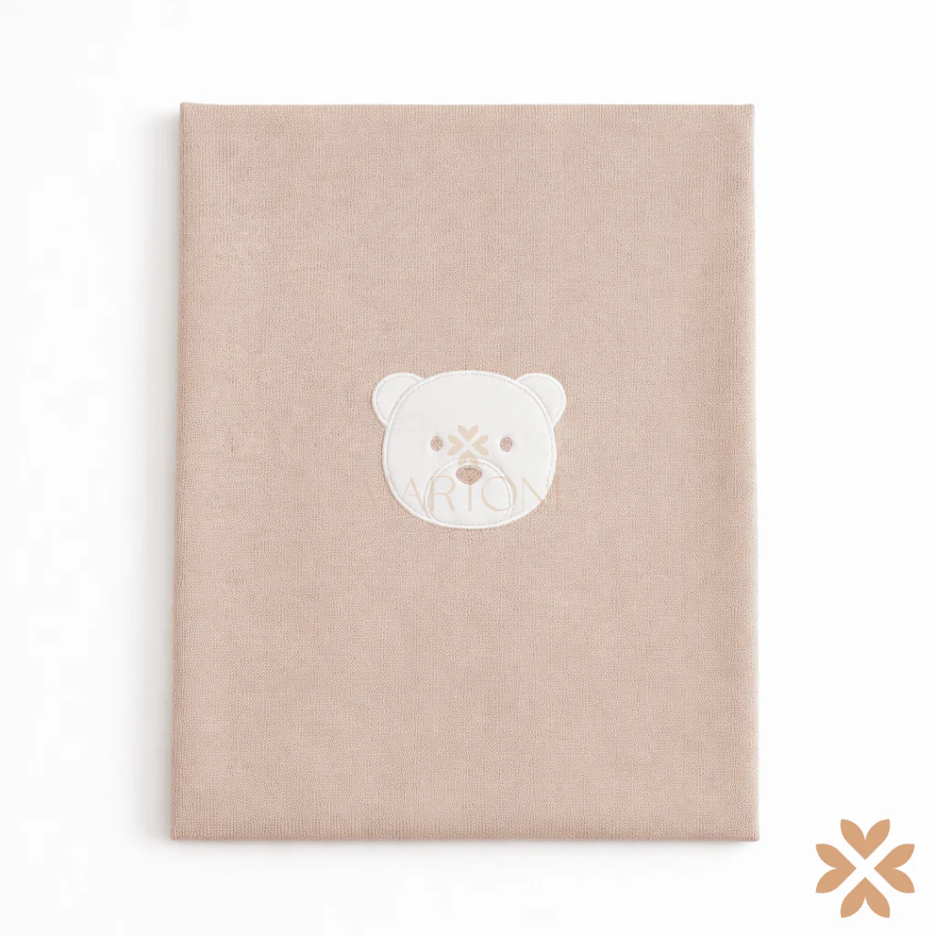 Coperta beige orsetti - Isabel&Martinez - immagine 2