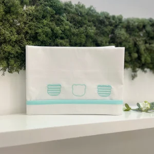 Lenzuolino Orsetto Acquamarina