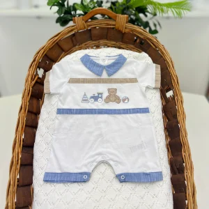 Pagliaccetto cotone orsetto