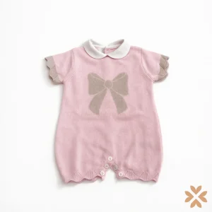 Pagliaccetto fiocco beige  - Isabel&Martinez