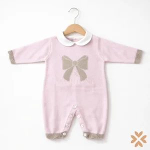 Tutina intera fiocco beige - Isabel&Martinez