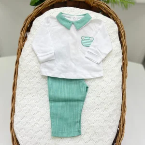 Tutina spezzata orsetto rigato