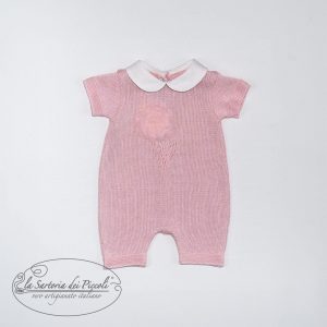 Pagliaccetto fiore tridimensionale - La Sartoria Dei Piccoli