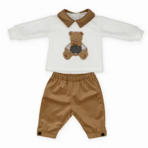 Tutina spezzata vellutino - La Sartoria Dei Piccoli