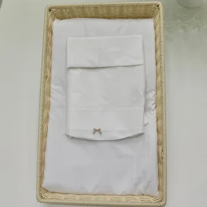 Set lenzuola in cotone fiocco